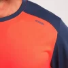 Camiseta Manga Corta Limit Naranja Fl Or Navy D