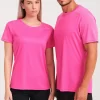 Camiseta Running Manga Corta Mujer Code Fucsia El Ctrico P