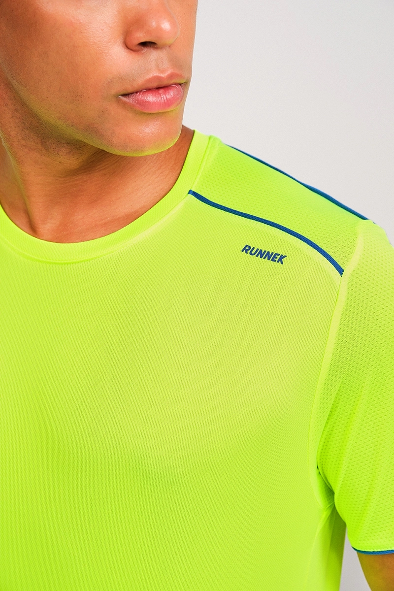 Camiseta Running Manga Corta Ultra Amarillo Cido D