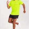 Camiseta Running Manga Corta Ultra Amarillo Cido P