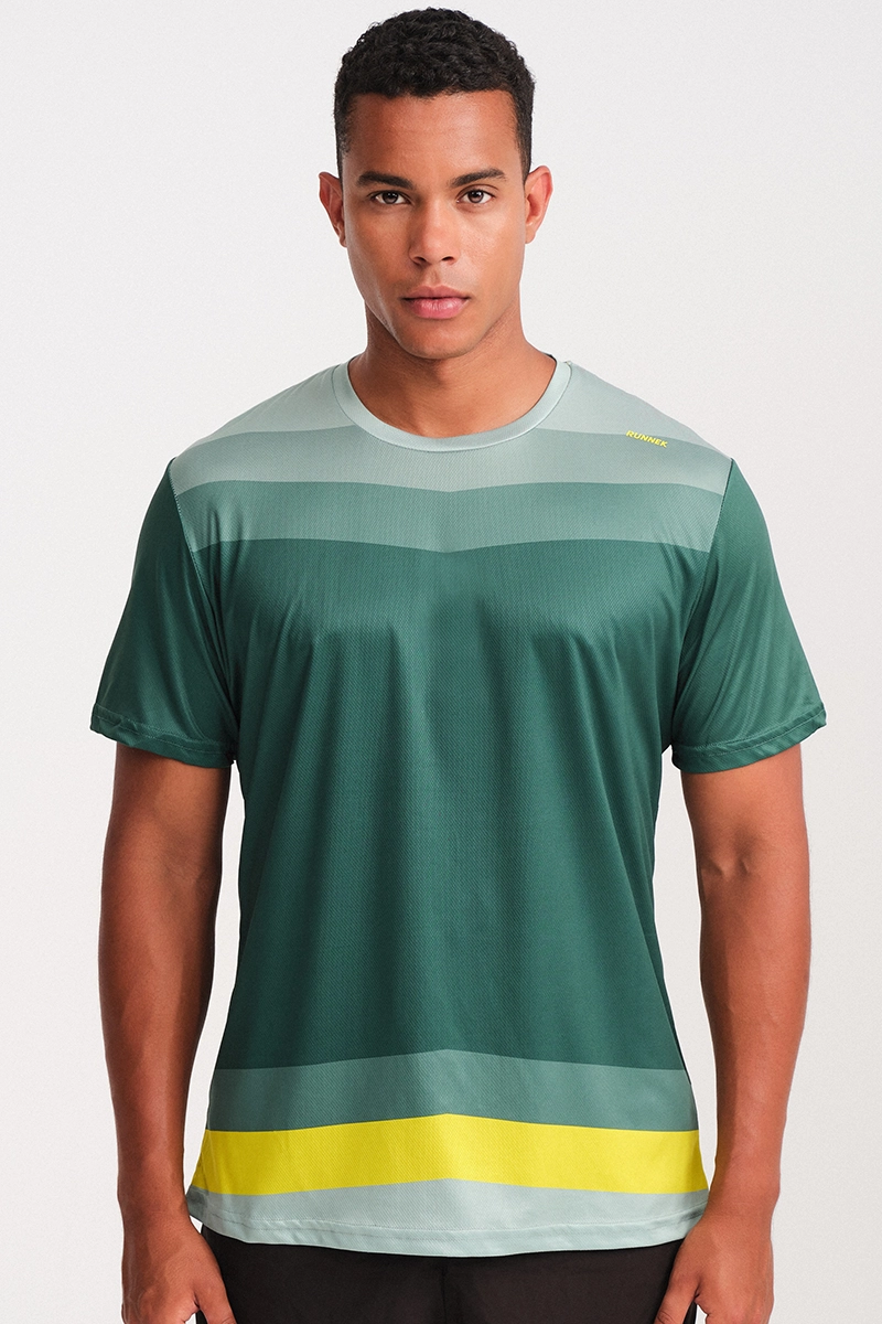 Camiseta Manga Corta Try Verde Militar