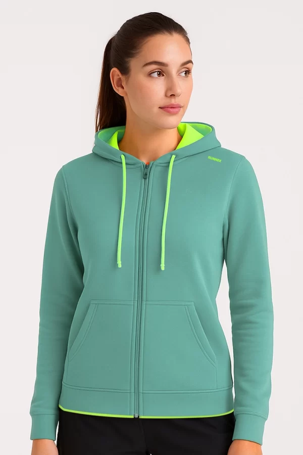 Chaqueta capucha runnek alpine mujer
