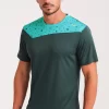Camiseta Manga Corta Kross Verde Dark Pro Y Turquesa Ne N