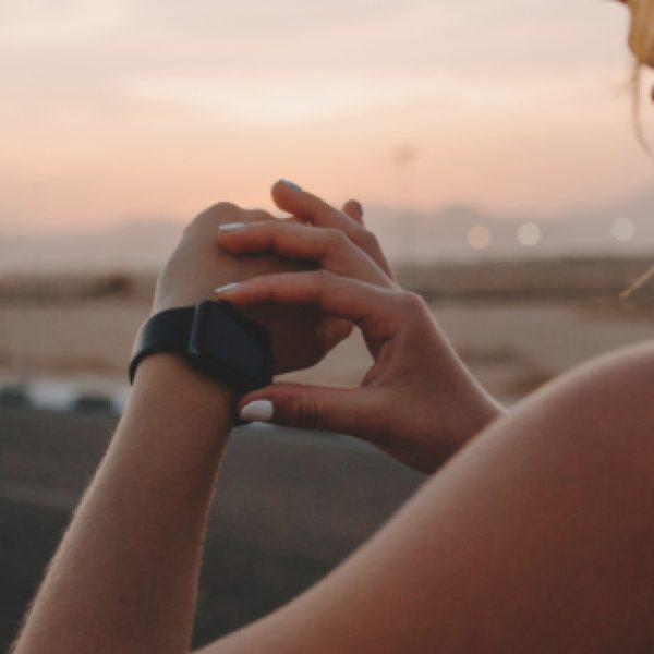 Portrait From Back Beautiful Young Woman In Sportswear Looking At Watch On Hand On Road Early Sunny Summer Morning Workout Of Fashionable Sportswoman Motivation