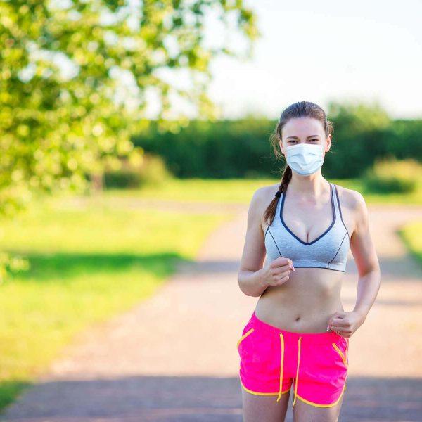 Sportive Fit Young Woman In The Park Healthy Cauca Uhchlz